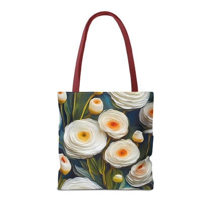 Vincent Van Gogh inspired White Ranunculus Tote Bag