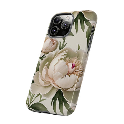 Watercolor Large Peonies Tough Cases
