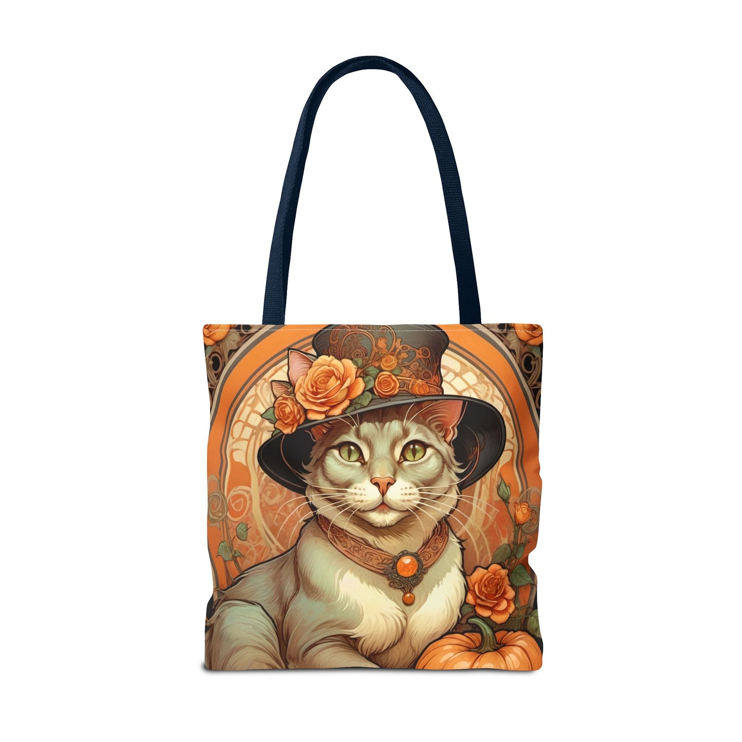 Halloween Art Nouveau Cat Tote