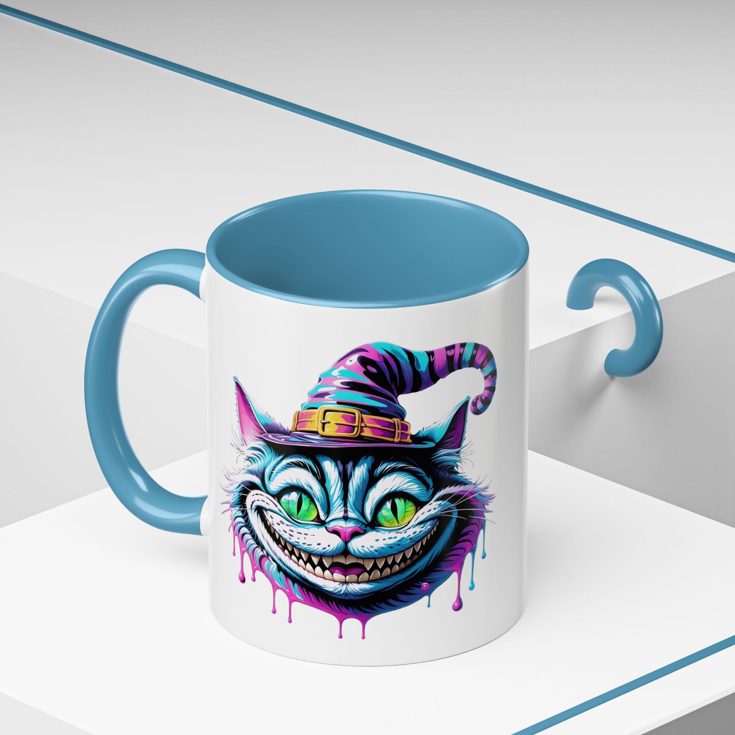 Halloween Cheshire Cat Coffee Mug (11, 15oz)