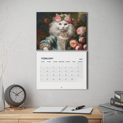 Rococo Noble Cats Calendar (2025)