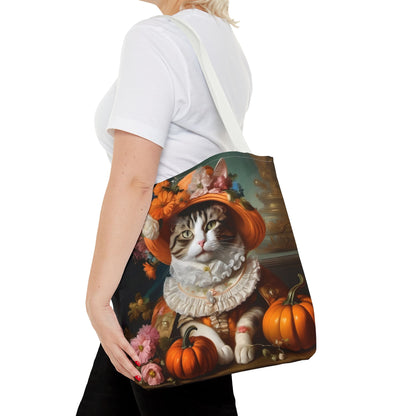 Halloween Rococo Cat Tote