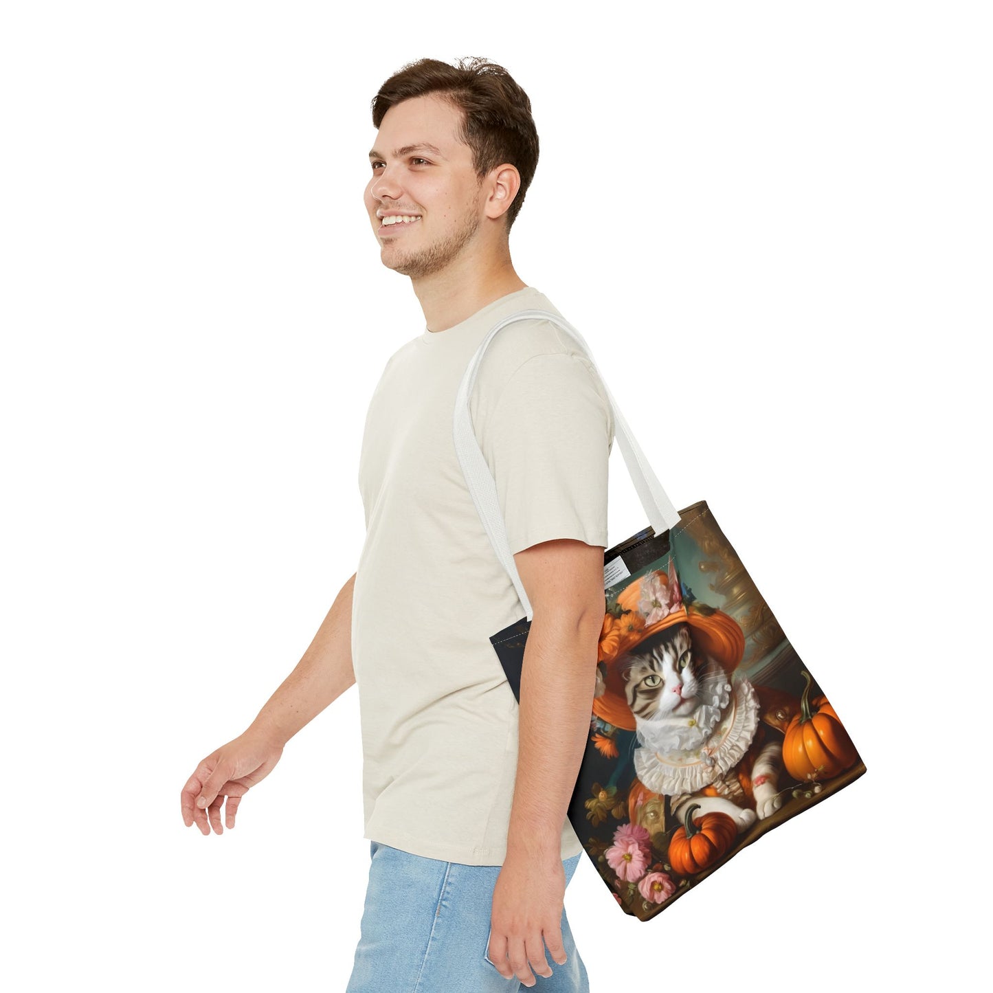 Halloween Rococo Cat Tote