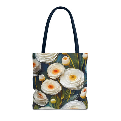 Vincent Van Gogh inspired White Ranunculus Tote Bag