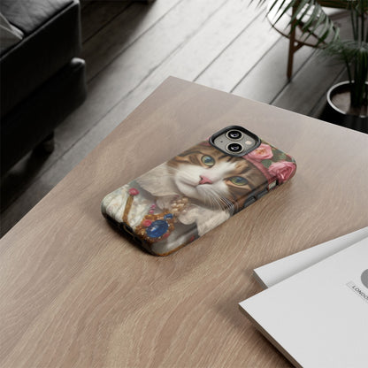 Rococo Cat Tough Phone Cases (A Queen)