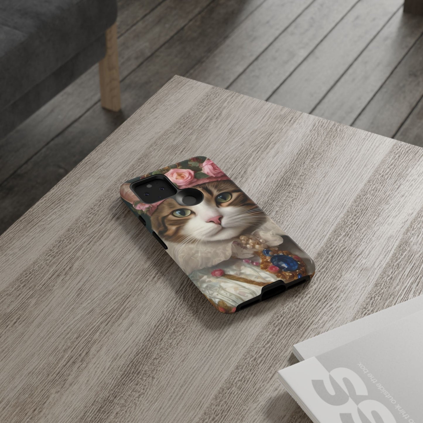 Rococo Cat Tough Phone Cases (A Queen)