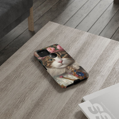 Rococo Cat Tough Phone Cases (A Queen)