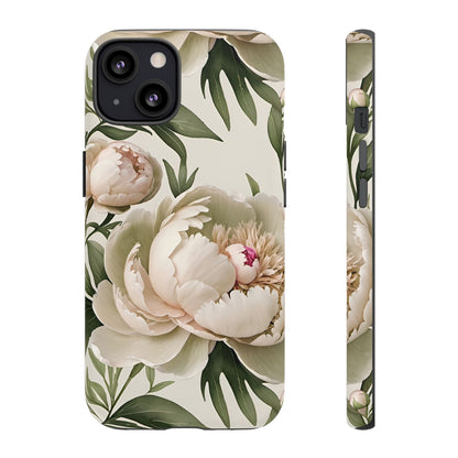 Watercolor Large Peonies Tough Cases