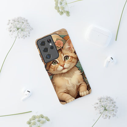 Alphonse Mucha Tough Phone Cases (A kitten)