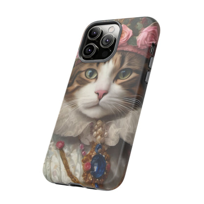 Rococo Cat Tough Phone Cases (A Queen)