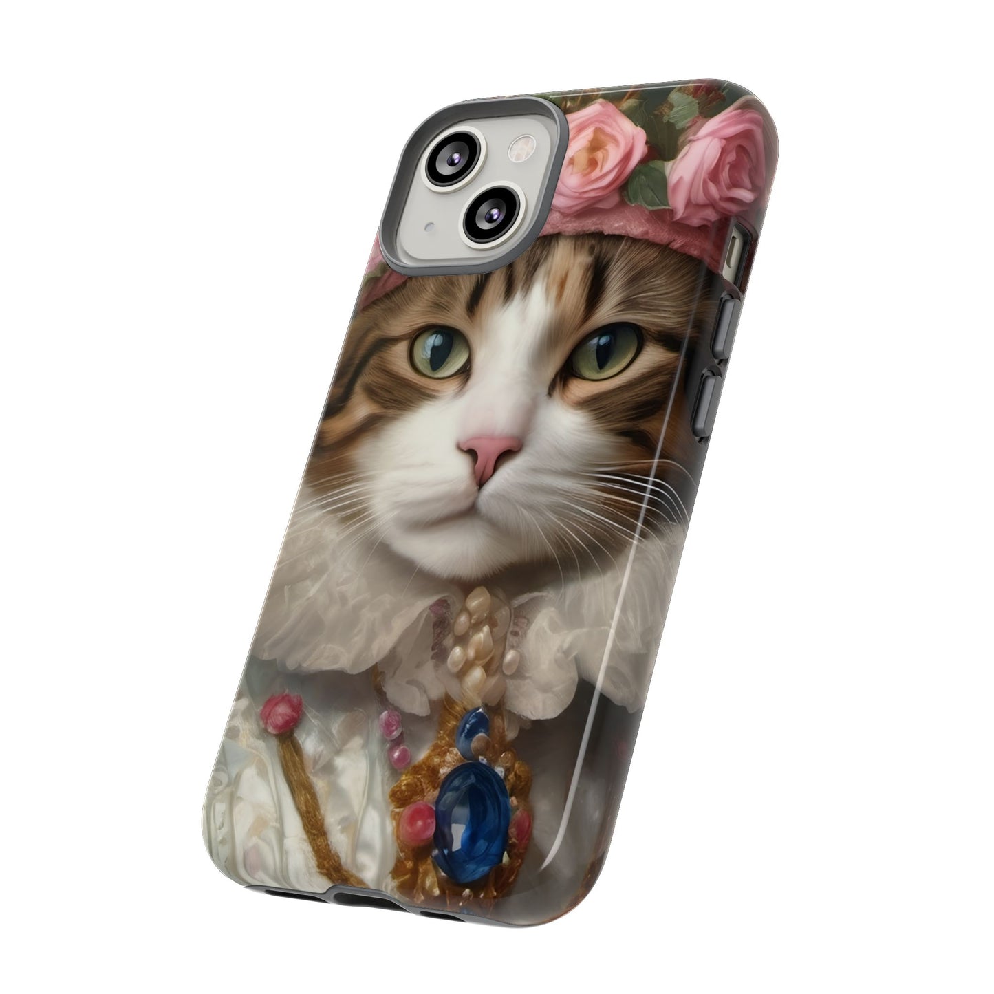 Rococo Cat Tough Phone Cases (A Queen)