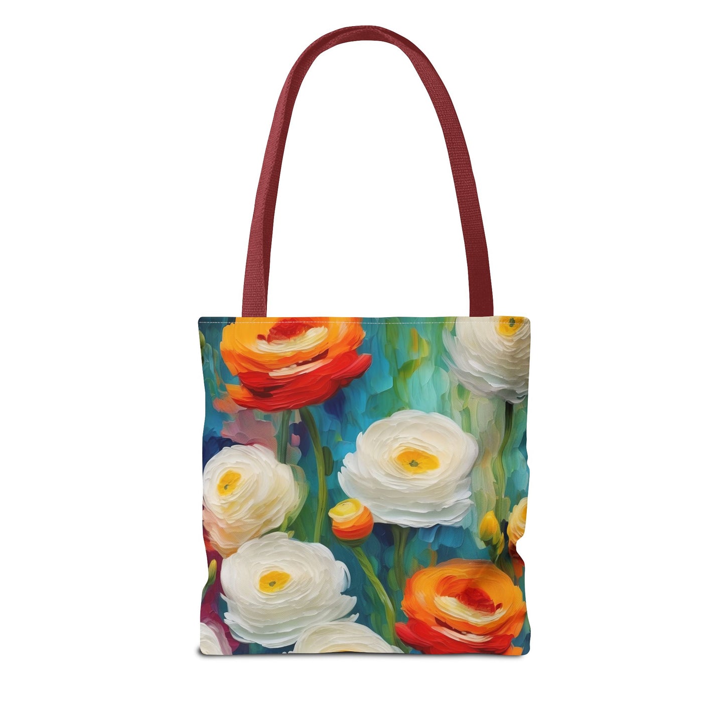 Claude Monet inspired Tender Ranunculus Tote Bag