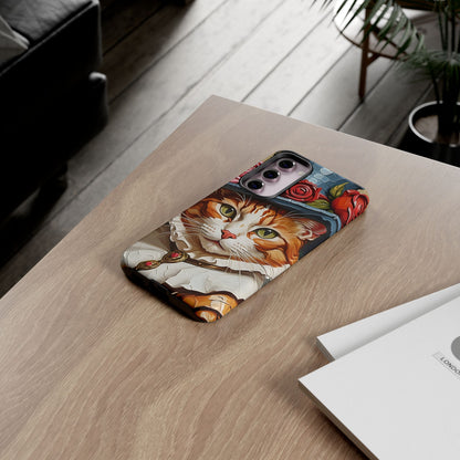 Oil Painting Cat Tough Phone Cases (A Gentleman)