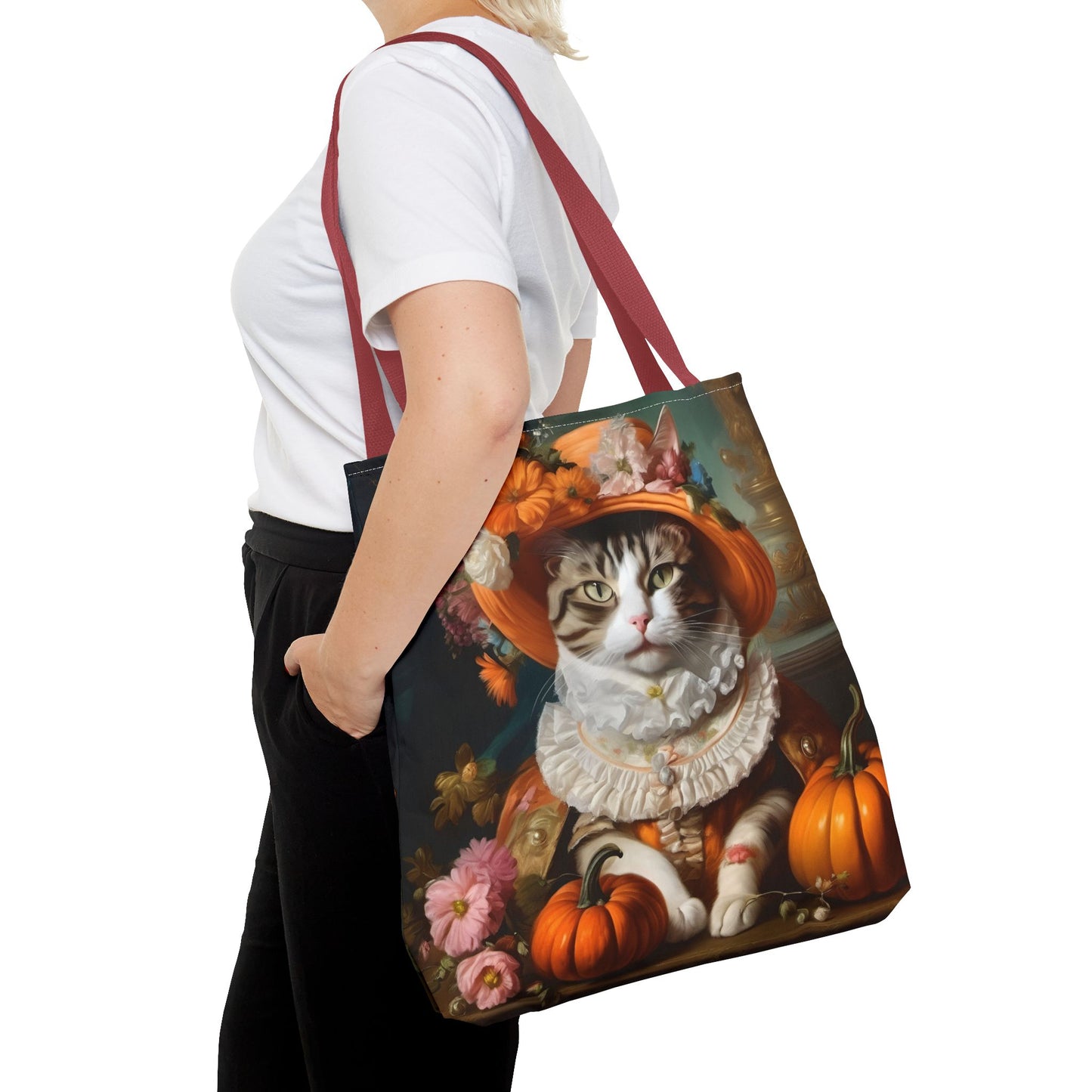 Halloween Rococo Cat Tote