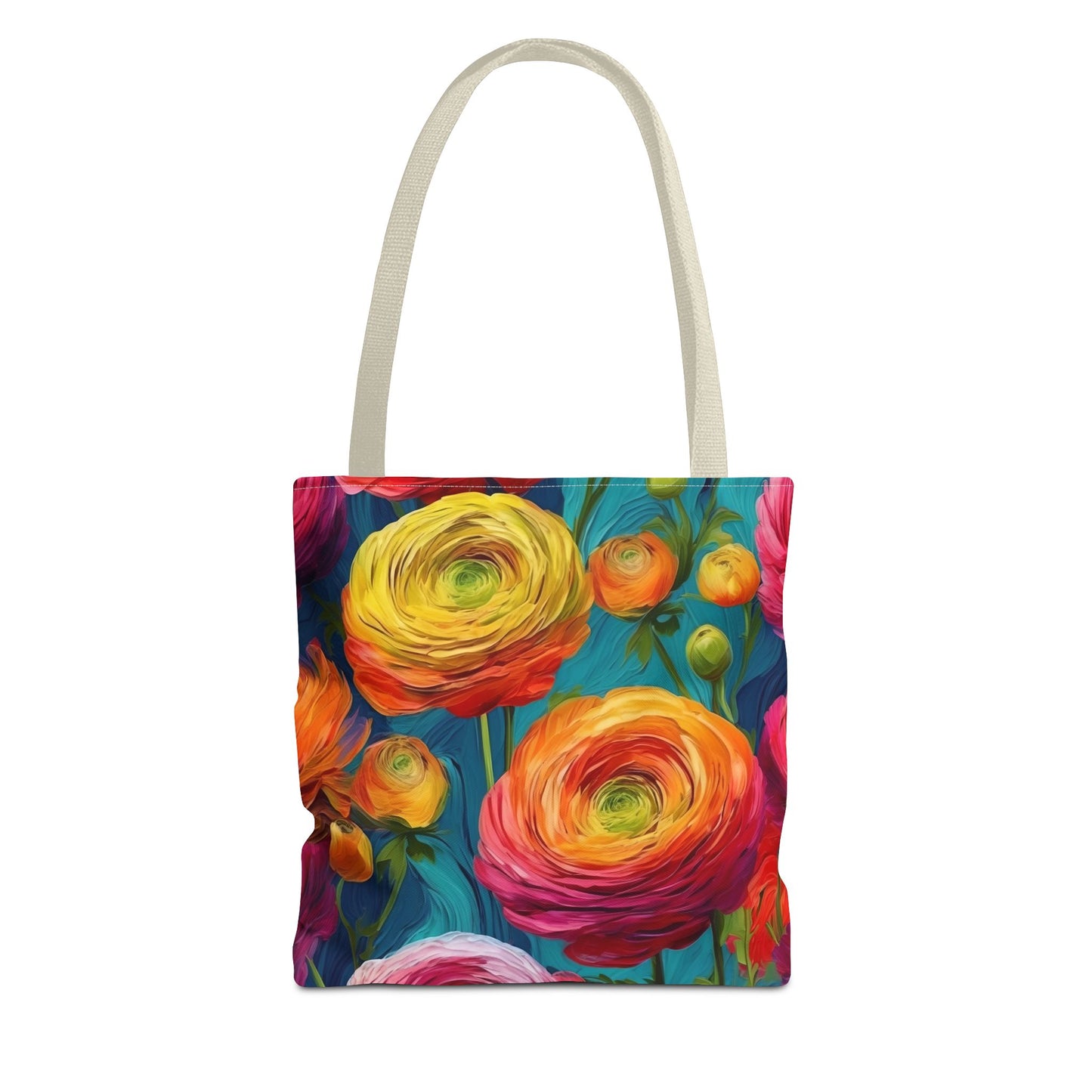 Vincent Van Gogh inspired Colorful Anemones Tote Bag 2