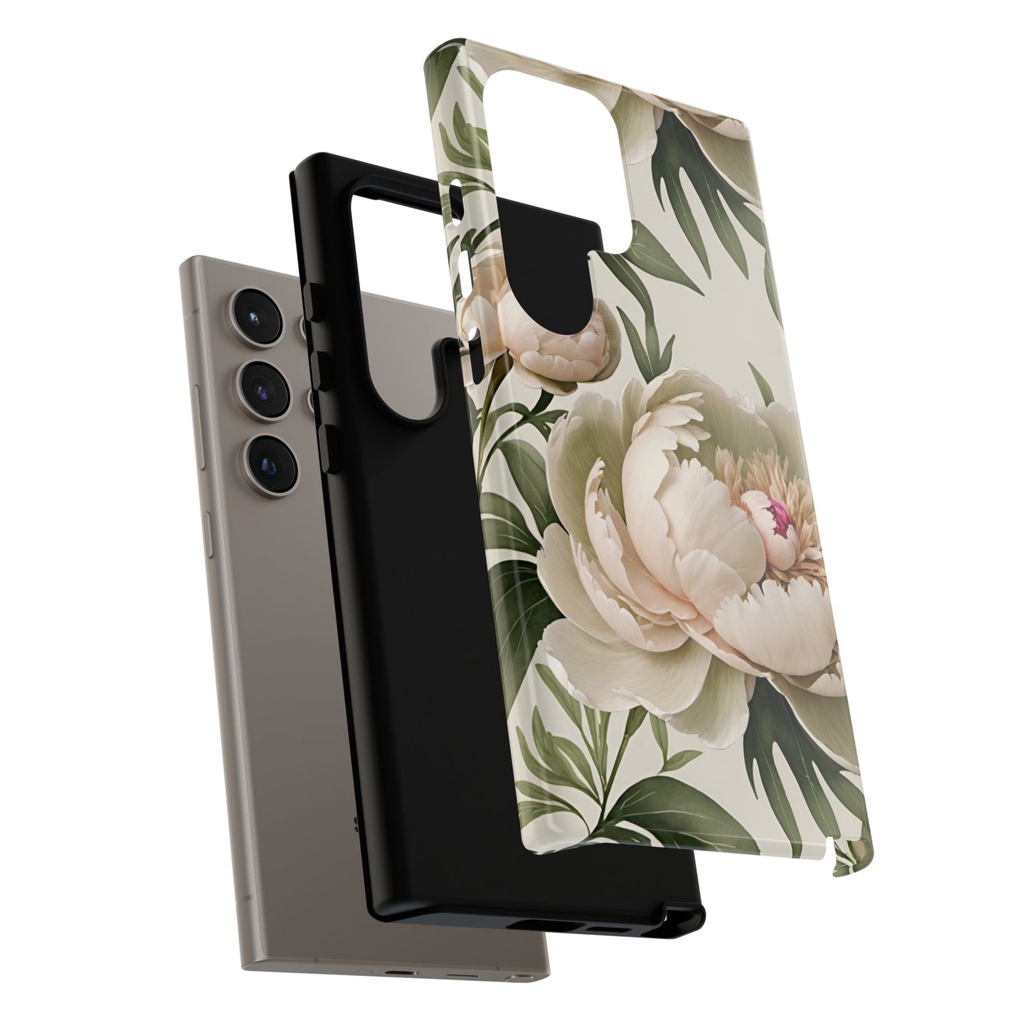 Watercolor Large Peonies Tough Cases