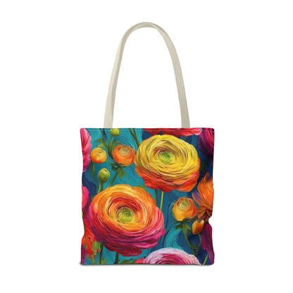 Vincent Van Gogh inspired Colorful Anemones Tote Bag 2