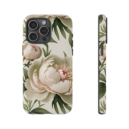 Watercolor Large Peonies Tough Cases