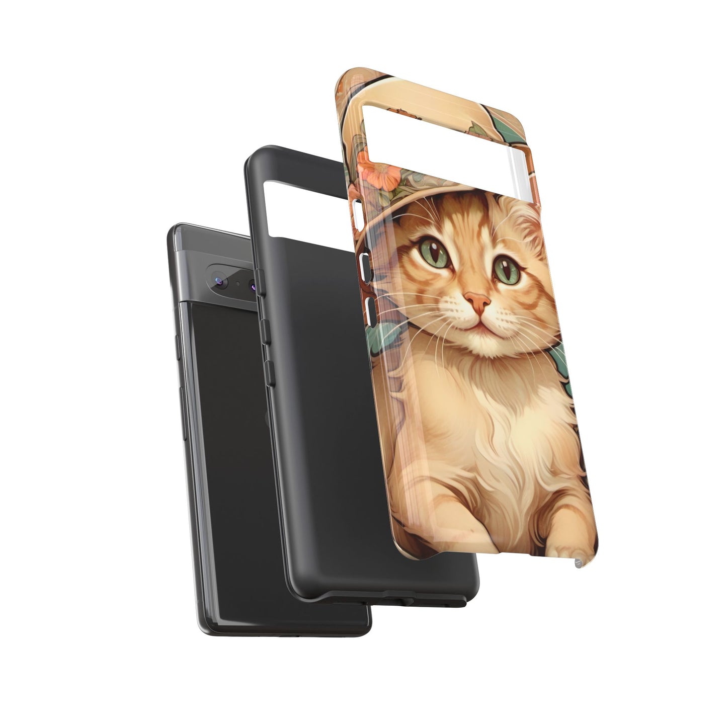 Alphonse Mucha Tough Phone Cases (A kitten)