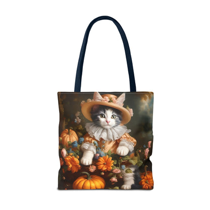 Halloween Rococo Kitten Tote