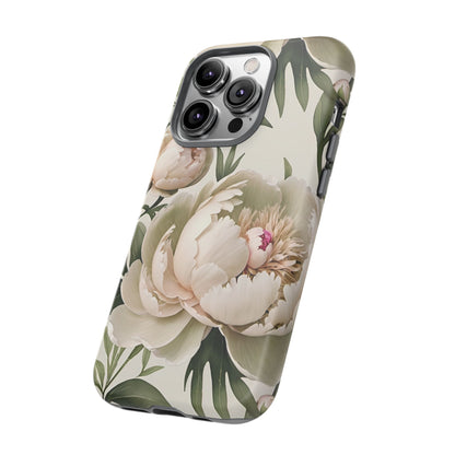 Watercolor Large Peonies Tough Cases