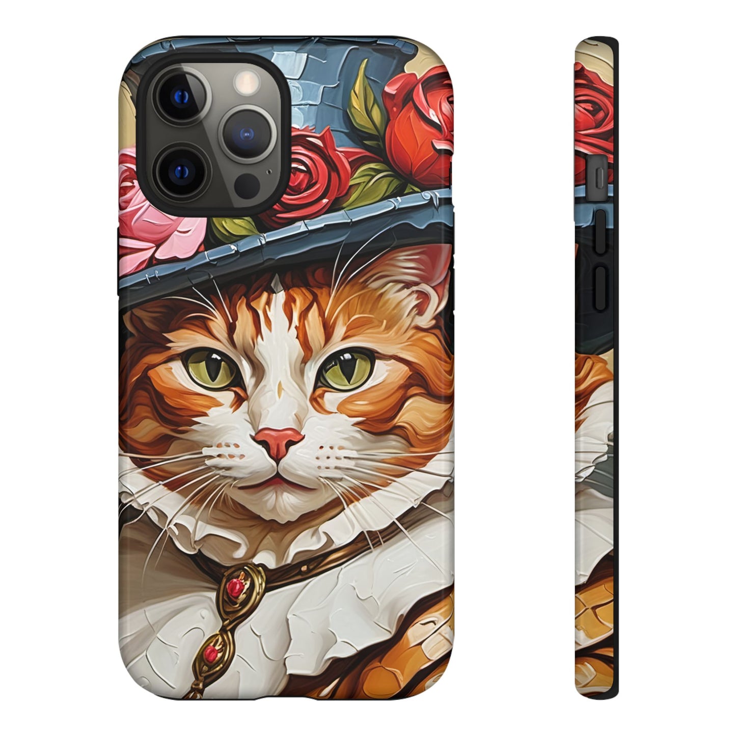 Oil Painting Cat Tough Phone Cases (A Gentleman)