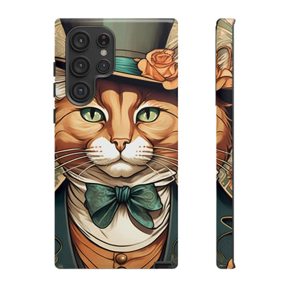 Alphonse Mucha Tough Phone Cases (A gentleman cat)