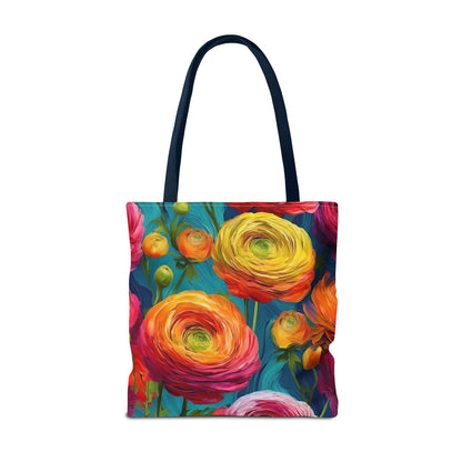 Vincent Van Gogh inspired Colorful Anemones Tote Bag 2