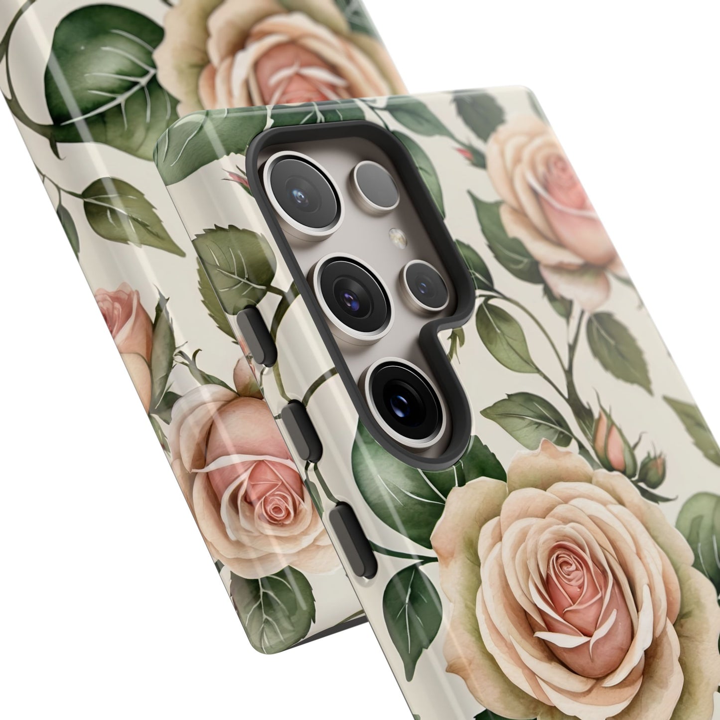 Watercolor Large Roses Tough Cases 2