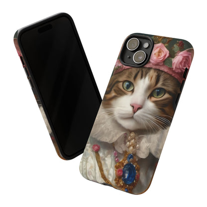 Rococo Cat Tough Phone Cases (A Queen)