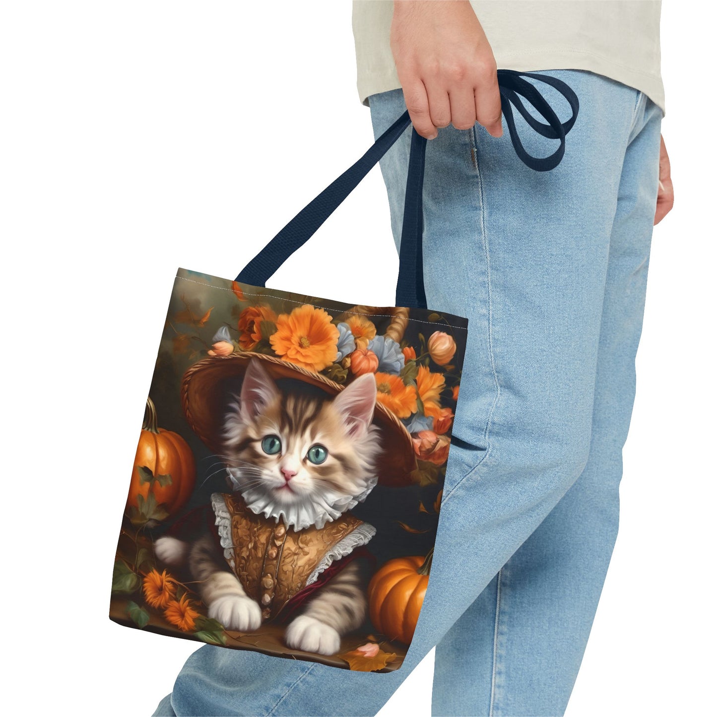 Halloween Rococo Kitten Tote