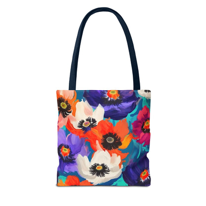 Fauvism inspired Colorful Anemones Tote Bag