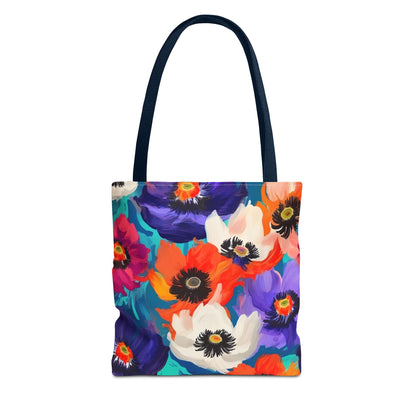 Fauvism inspired Colorful Anemones Tote Bag