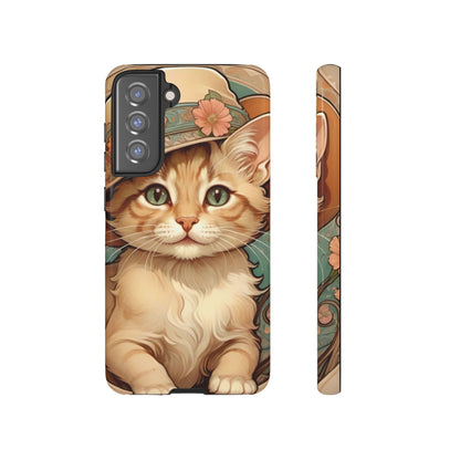 Alphonse Mucha Tough Phone Cases (A kitten)
