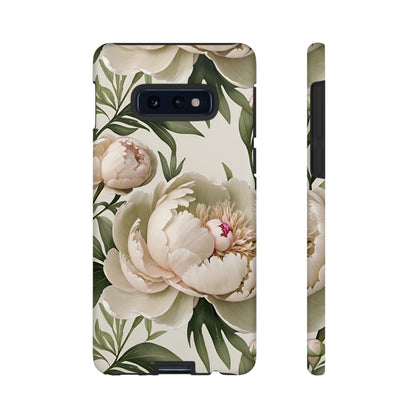 Watercolor Large Peonies Tough Cases