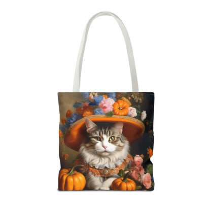 Halloween Rococo Cat Tote