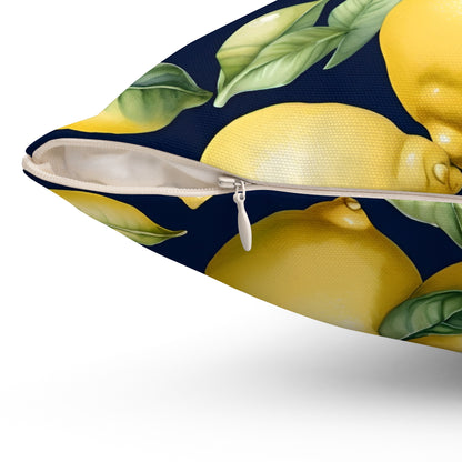 Rococo Lemons Square Pillow