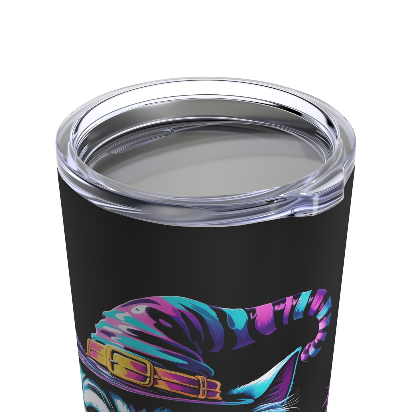 Halloween Cheshire Cat Tumbler 20oz Black
