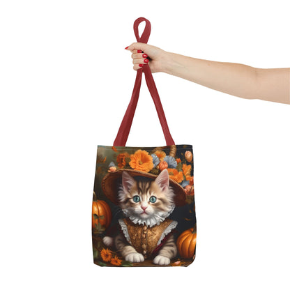 Halloween Rococo Kitten Tote