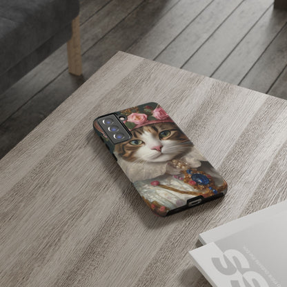 Rococo Cat Tough Phone Cases (A Queen)