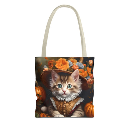 Halloween Rococo Kitten Tote