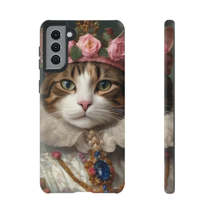 Rococo Cat Tough Phone Cases (A Queen)