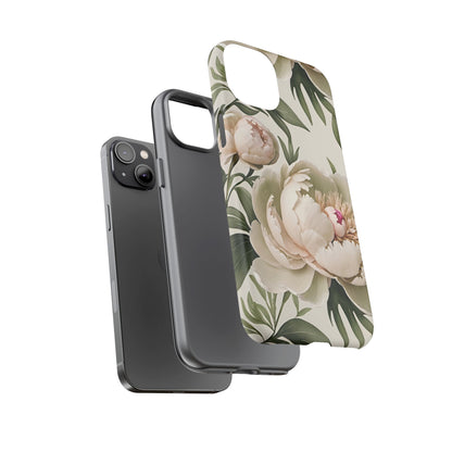 Watercolor Large Peonies Tough Cases