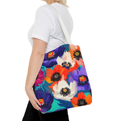 Fauvism inspired Colorful Anemones Tote Bag