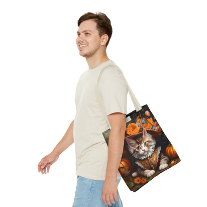 Halloween Rococo Kitten Tote