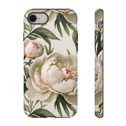 Watercolor Large Peonies Tough Cases