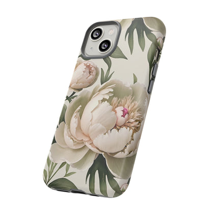 Watercolor Large Peonies Tough Cases