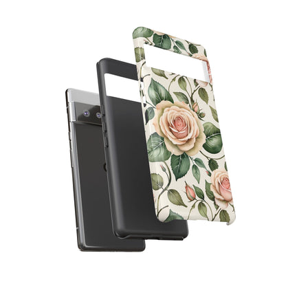 Watercolor Large Roses Tough Cases 2