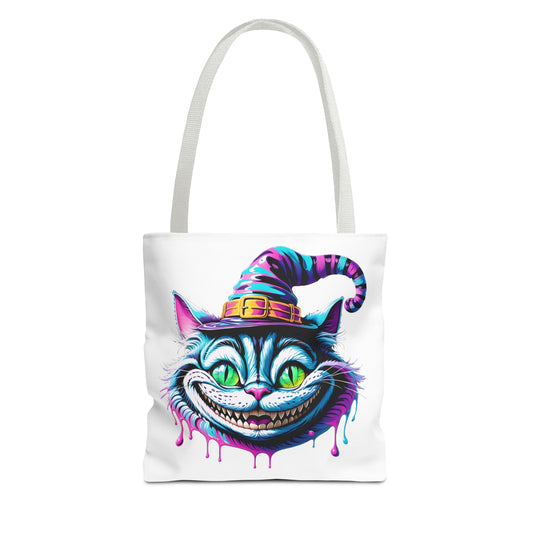 Halloween Cheshire Cat Tote Bag