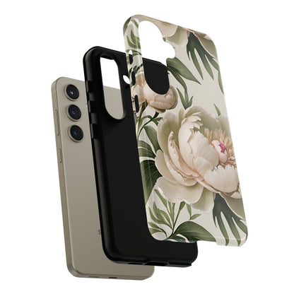 Watercolor Large Peonies Tough Cases